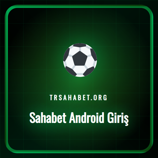 Bir kullanıcının akıllı telefonunda Sahabet Android giriş ekranı ve uygulama logosu.