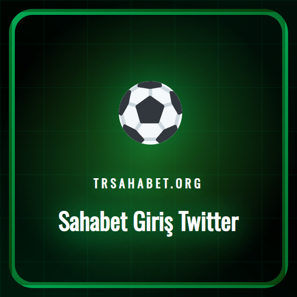 Sahabet Giriş Twitter resmi hesabının mobil cihaz ekranında görünümü.