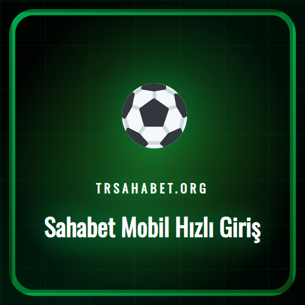 Sahabet mobil hızlı giriş ekranını gösteren modern bir akıllı telefon.