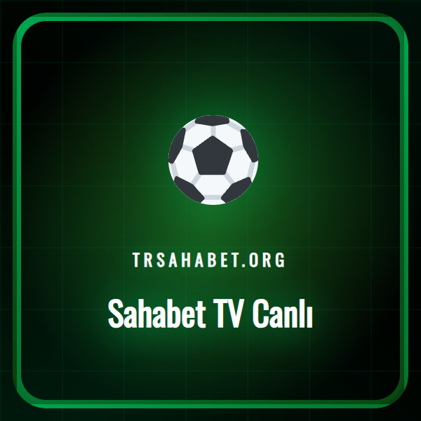 Sahabet TV Canlı yayın ekranında futbol maçı izleyen bir taraftar.