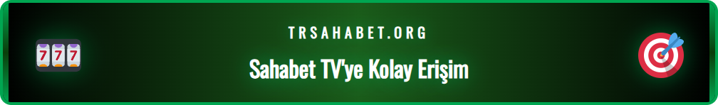 Mobil cihazdan Sahabet TV ile canlı maç izleme adımları.