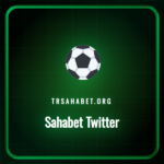 Sahabet Twitter hesabının mobil telefonda açık olduğu bir ekran görüntüsü.
